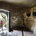 Marksburg - exiting the inner castle